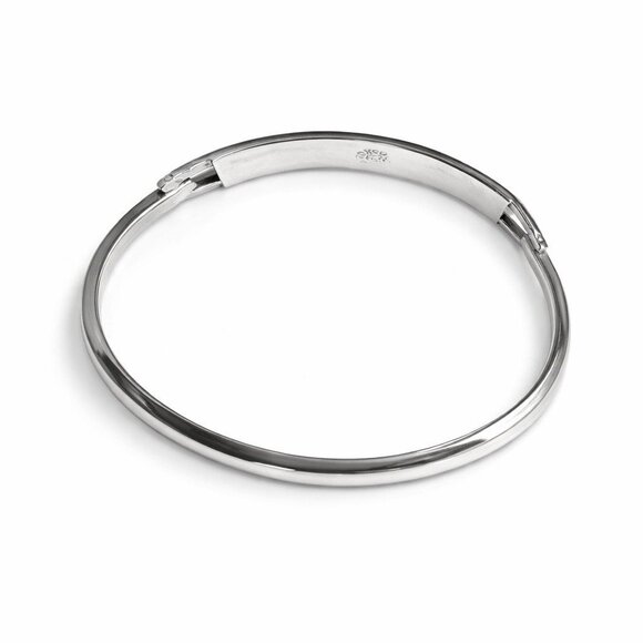 Vintage Taxco Mexico 925 Sterling Silver Abalone Bangle - Picture 9 of 13